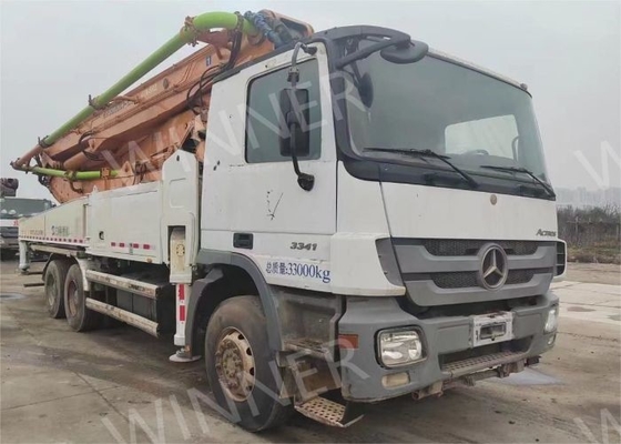 کامیون پمپ بتن دست دوم با بوم ZLJ5339THB 47m 3 Axle 2012