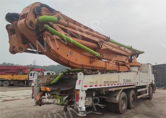 کامیون پمپ بتن دست دوم با بوم ZLJ5339THB 47m 3 Axle 2012