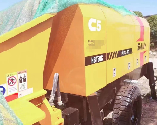 کامیون پمپ بتن دست دوم 2018 HBT50C 40m3/H 6051X2068X2215mm